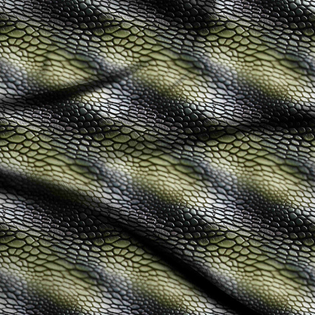 jet black animal digital print fabric texture — fine scale closeup