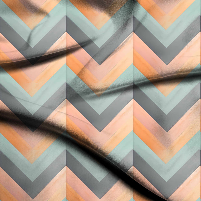 dusty rose geometric digital print fabric texture — large scale closeup