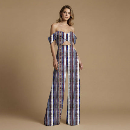 cobalt blue geometric all-over print pattern — fine scale repeat layout