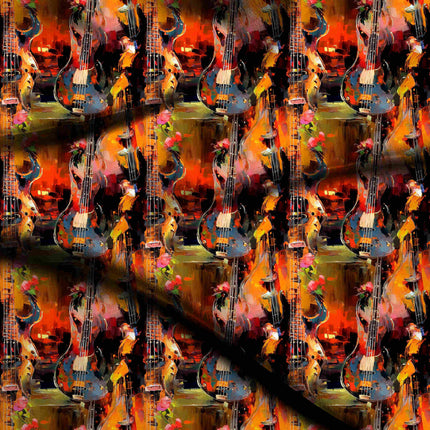 burnt sienna other all-over print pattern — large scale repeat layout
