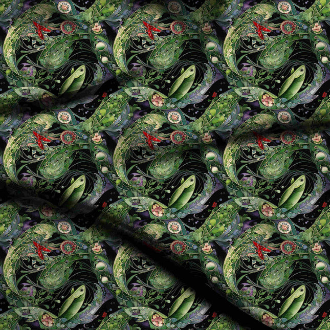 jet black other digital print fabric texture — large scale closeup