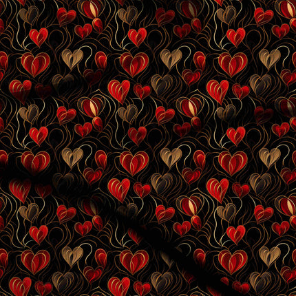 jet black other digital print fabric texture — medium scale closeup