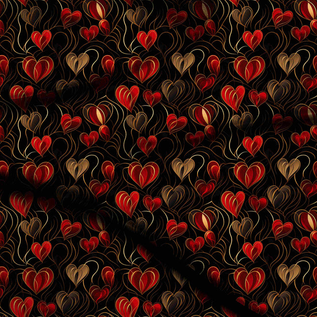 jet black other digital print fabric texture — medium scale closeup