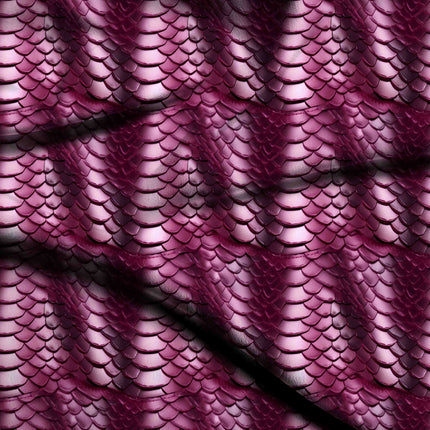 magenta animal digital print fabric texture — fine scale closeup