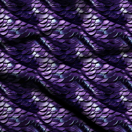 amethyst purple animal digital print fabric texture — fine scale closeup