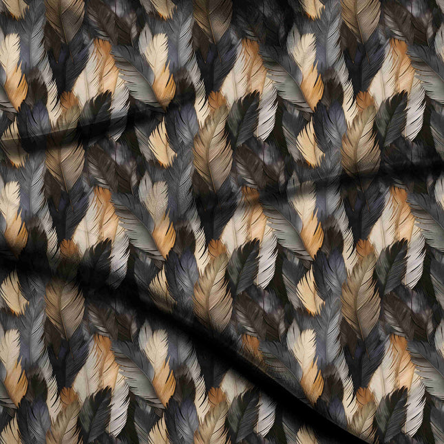jet black other digital print fabric texture — medium scale closeup