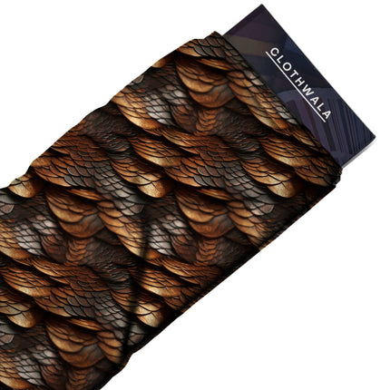 burnt sienna other all-over print pattern — medium scale repeat layout