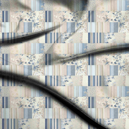 slate blue other digital print fabric texture — medium scale closeup