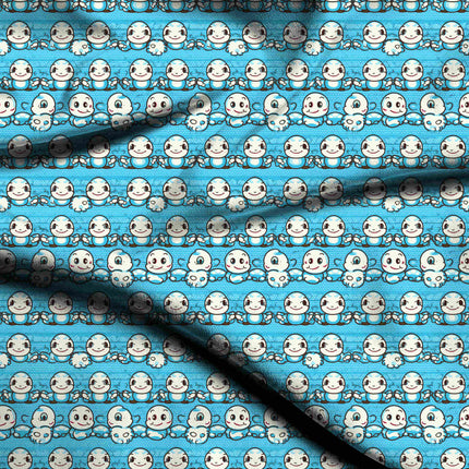sky blue other all-over print pattern — medium scale repeat layout