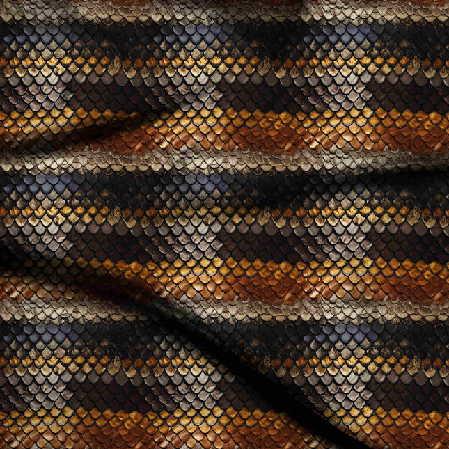jet black animal digital print fabric texture — fine scale closeup