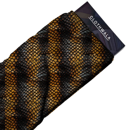 jet black animal all-over print pattern — fine scale repeat layout