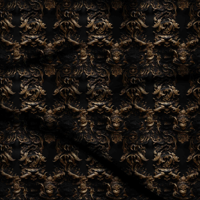 charcoal black other digital print fabric texture — large scale closeup