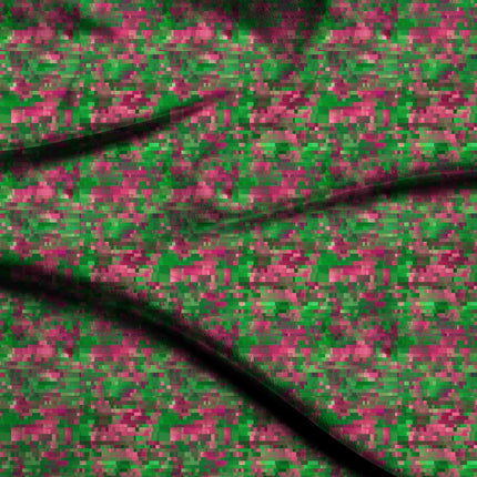 forest green floral all-over print pattern — medium scale repeat layout