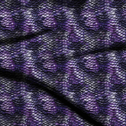 amethyst purple animal digital print fabric texture — fine scale closeup