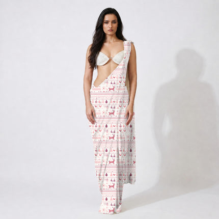 Dusty Rose Other Digital Print Fabric for Set | Psychedelic Festival Wear - Image 4