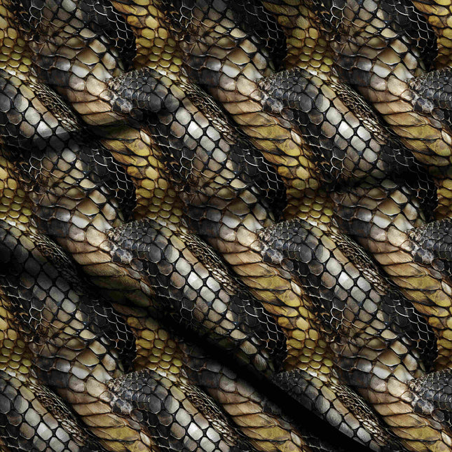 charcoal black animal digital print fabric texture — medium scale closeup