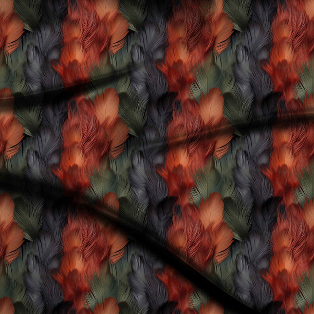 burnt sienna other digital print fabric texture — large scale closeup