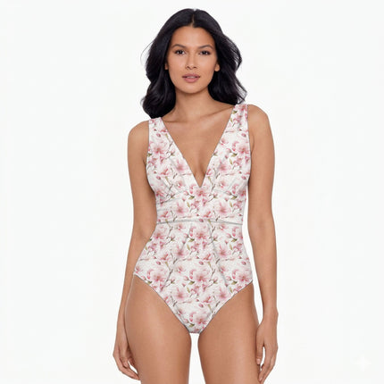 Blush Pink Floral Digital Print Fabric for Dress | Ethereal garden party - Image 2