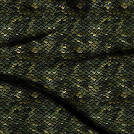 forest green animal digital print fabric texture — fine scale closeup