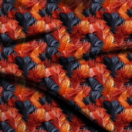 burnt sienna other digital print fabric texture — large scale closeup