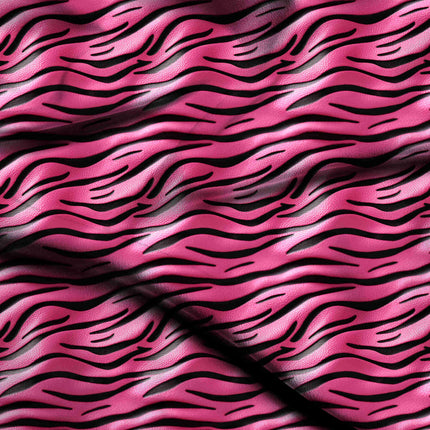 hot pink animal digital print fabric texture — large scale closeup