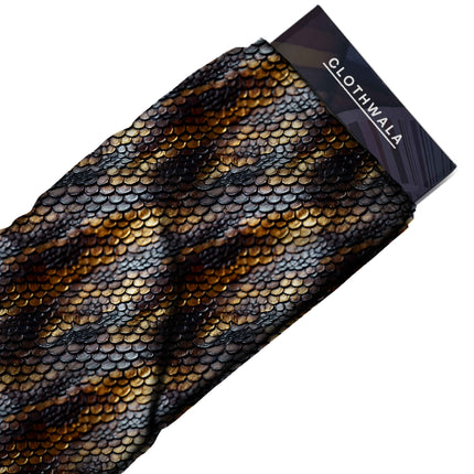 jet black animal all-over print pattern — fine scale repeat layout