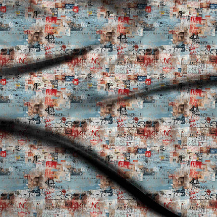 dusty blue other digital print fabric texture — large scale closeup