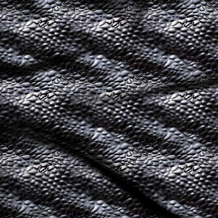jet black abstract digital print fabric texture — fine scale closeup