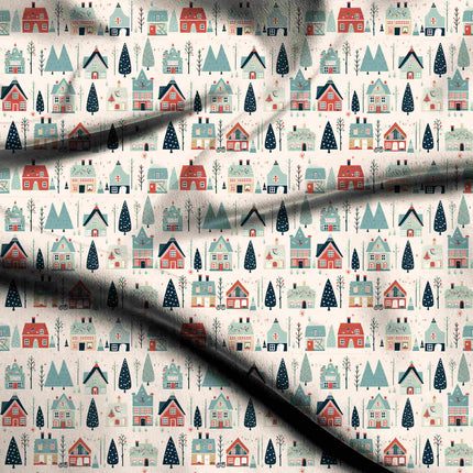 Ivory Cream Other Digital Print Fabric for Set | pastel garden party - 4667