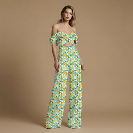 sky blue floral all-over print pattern — medium scale repeat layout