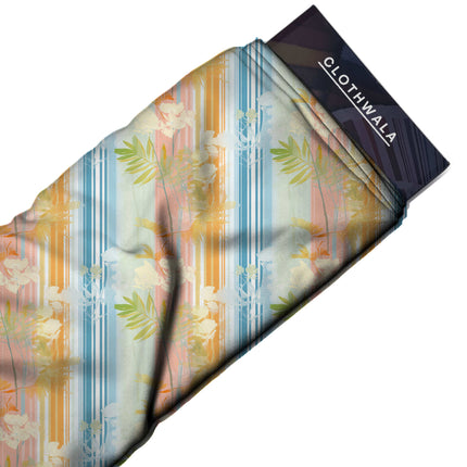 dusty rose floral all-over print pattern — medium scale repeat layout