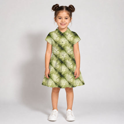 Lime Green Ethnic Digital Print Fabric for Anarkali | Whimsical Ethnic Wear - Image 8
