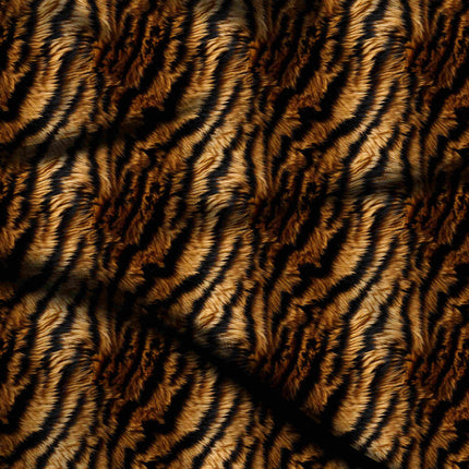jet black animal digital print fabric texture — large scale closeup