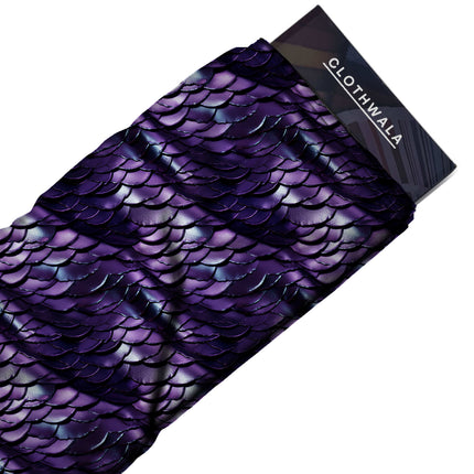 amethyst purple animal all-over print pattern — fine scale repeat layout