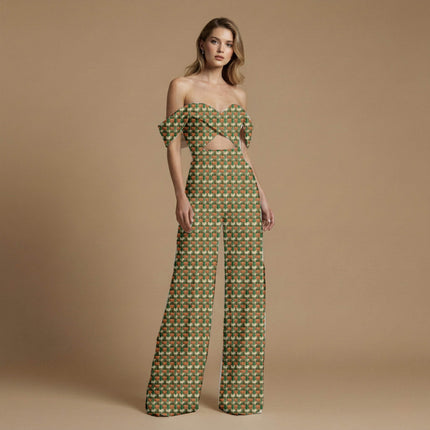 forest green other all-over print pattern — fine scale repeat layout
