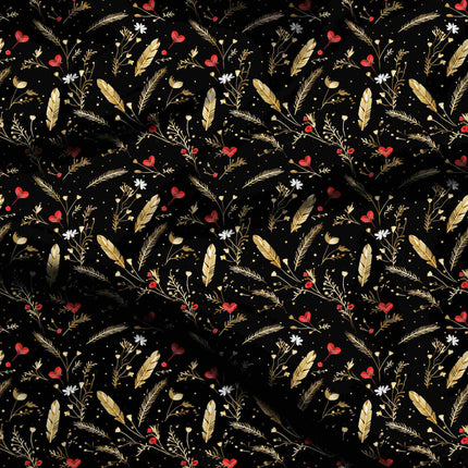 midnight black other digital print fabric texture — fine scale closeup