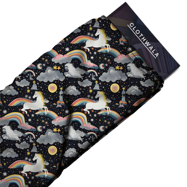 jet black other print fabric draped — pajama set styling