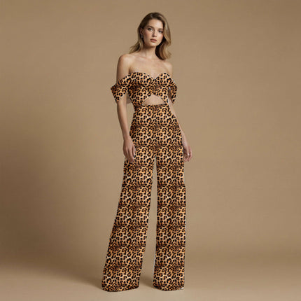 deep espresso animal print fabric draped — scarf styling
