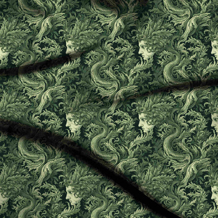 forest green other digital print fabric texture — large scale closeup