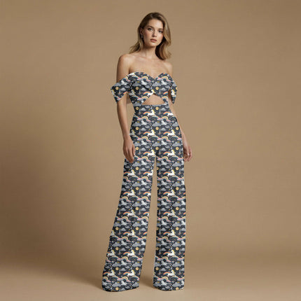 jet black other all-over print pattern — medium scale repeat layout