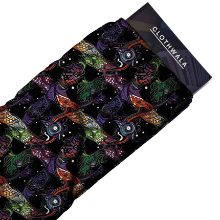 amethyst purple other fabric detail — matte finish digital print closeup