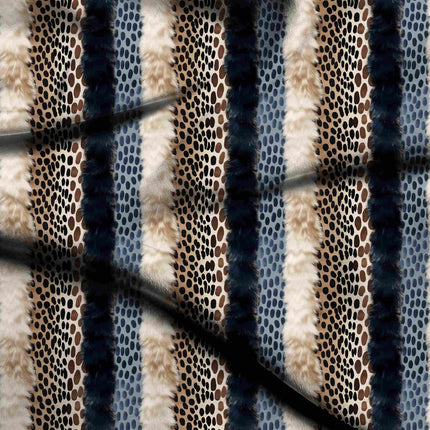 jet black animal fabric detail — glossy finish digital print closeup