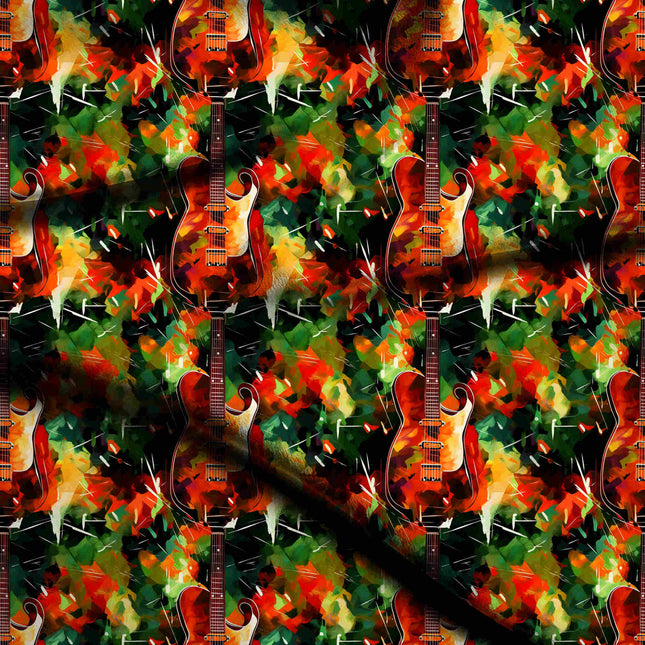 burnt sienna other digital print fabric texture — medium scale closeup