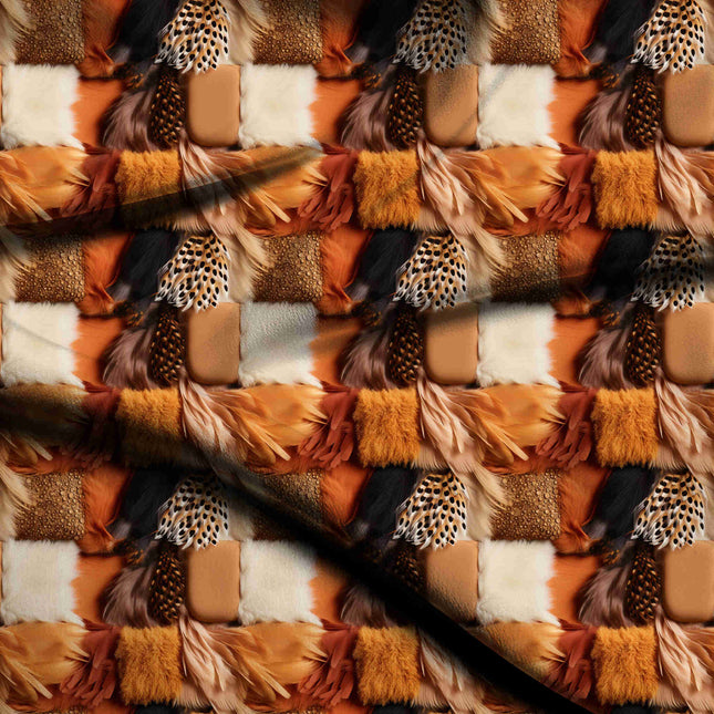 digital print fabric texture — closeup