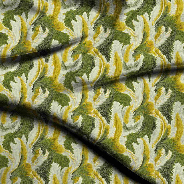 moss green other digital print fabric texture — medium scale closeup