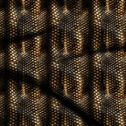 jet black animal digital print fabric texture — fine scale closeup