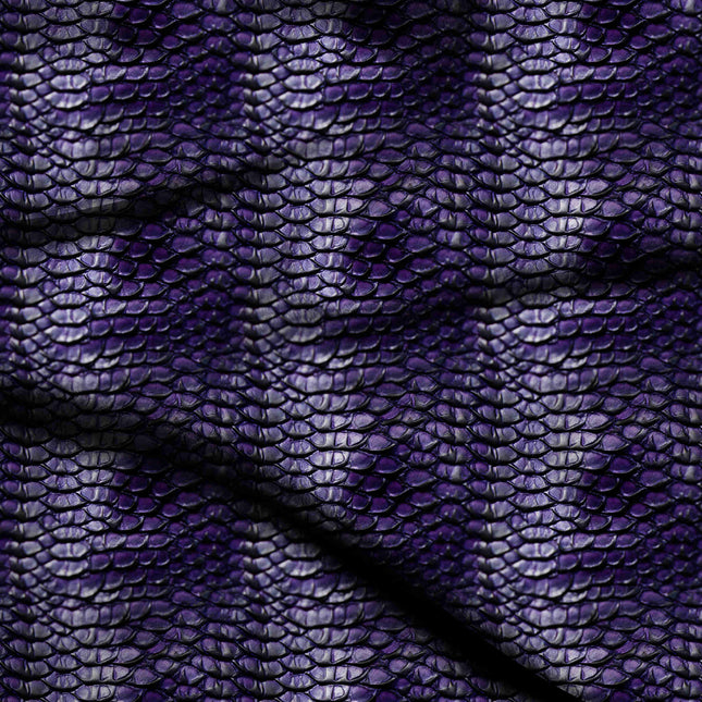amethyst purple animal digital print fabric texture — fine scale closeup