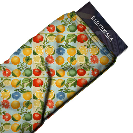 grapefruit pink other all-over print pattern — medium scale repeat layout
