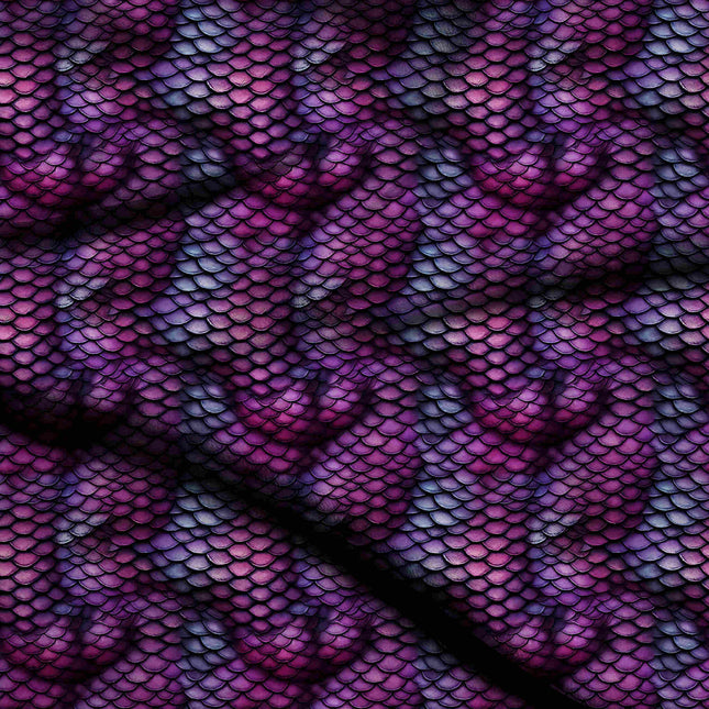 magenta animal digital print fabric texture — fine scale closeup