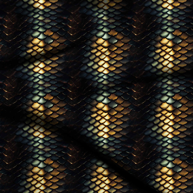 charcoal black animal digital print fabric texture — fine scale closeup
